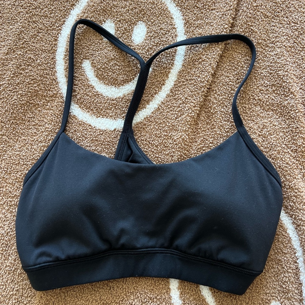 Lululemon Black Flow Y Bra Nulu